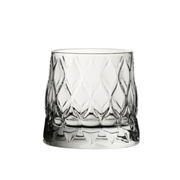 Set De 4 Vasos Vidrio Bajo 300CC Leafy