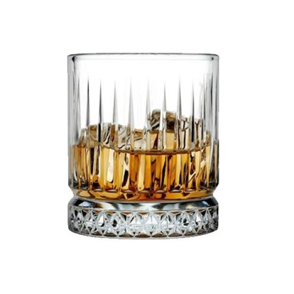 Set De 6 Vasos Vidrio Bajo Elysia 355CC